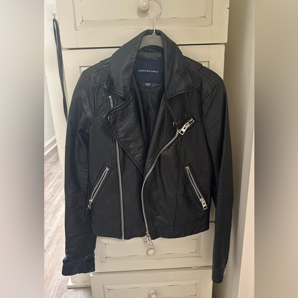 American Eagle Leather Jacket